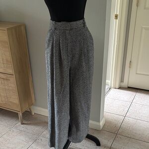 H&M Charcoal Wide-Leg Women's Pants